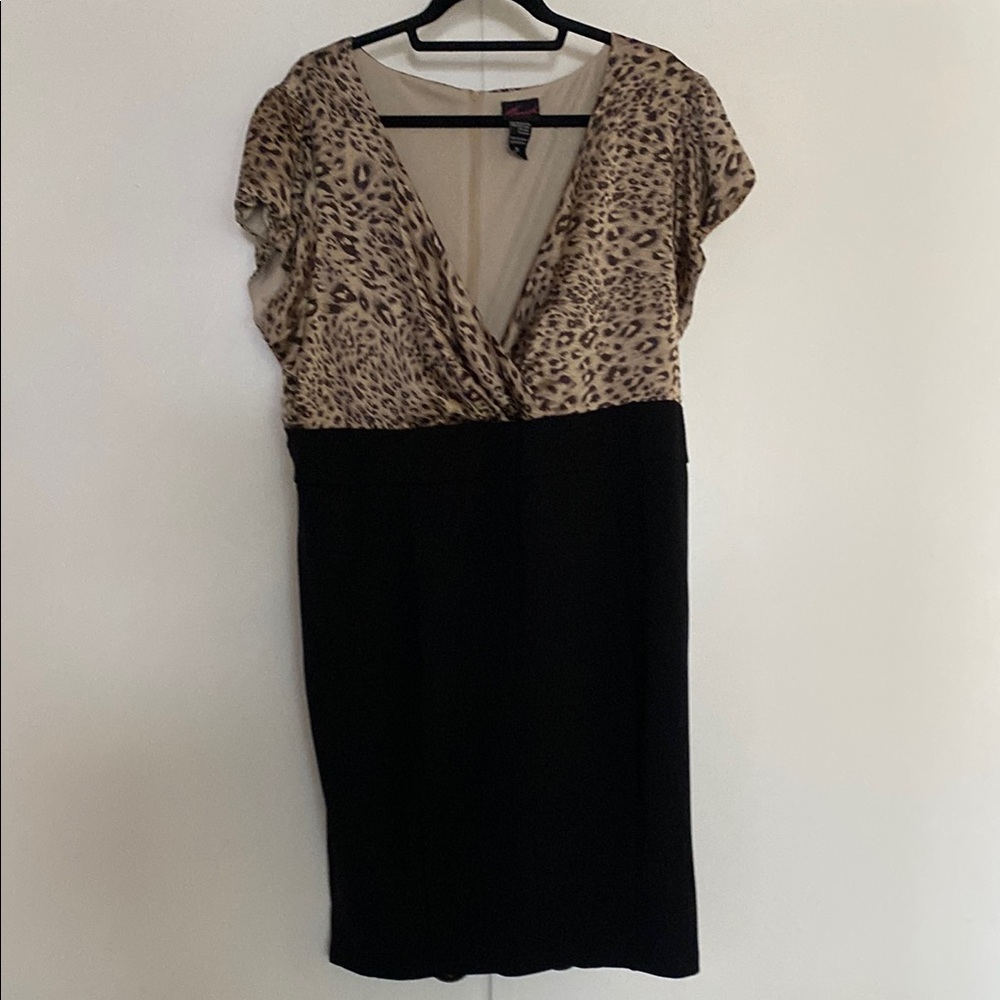 Cream and Gold Sequin Embellished Sheath Midi Dress